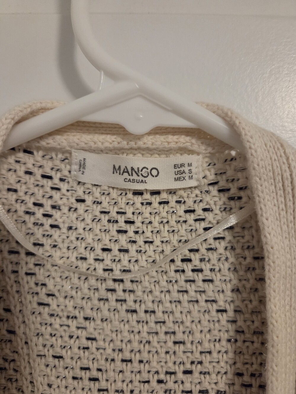 Long knitted cardigan - Mango - Size MEDIUM - Picture 7 of 9